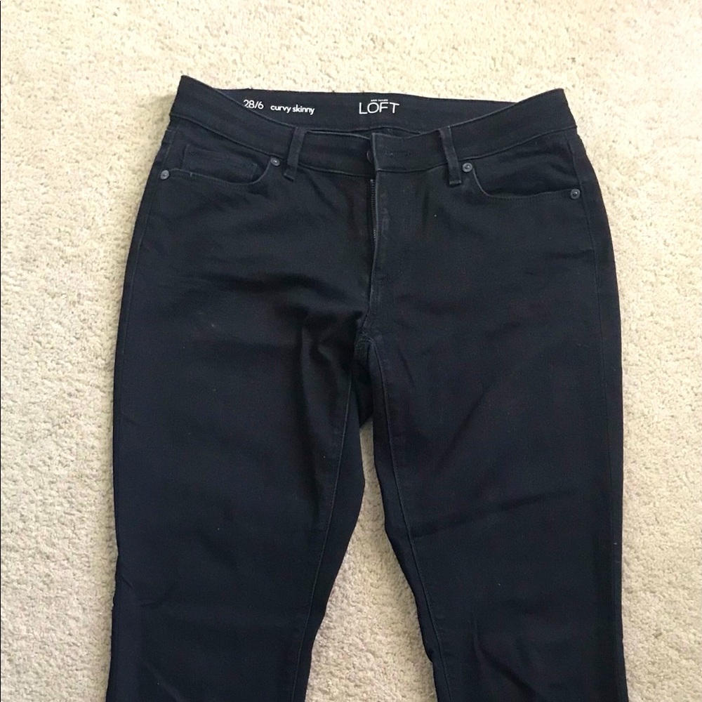 LOFT Black Denim